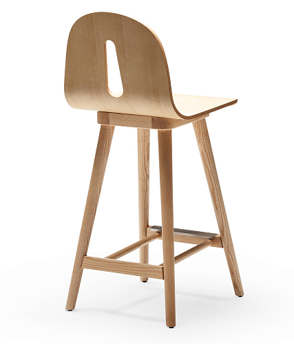 Gotham Woody Natural Ash Bar Stool
