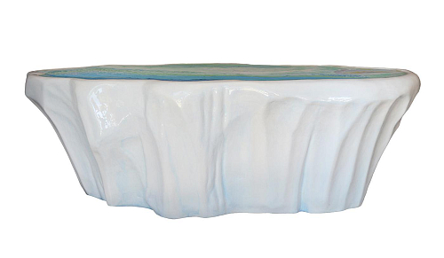 Iceberg Oval Crafted Coffee Table