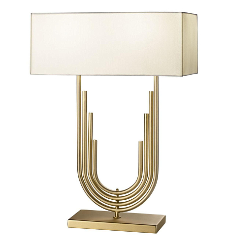 Neoclassical Table Lamp in Antique Gold