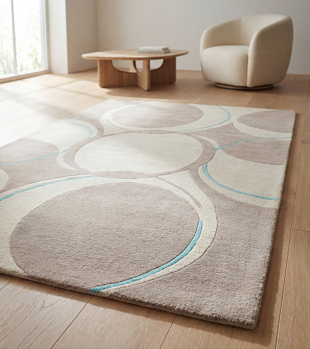 Circular Calm Handmade Rug
