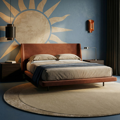 Luna Round Yellow Rug