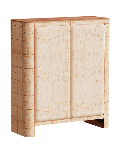 Soft Cage Wooden Bar Cabinet