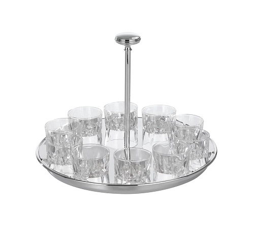 10-Glass Set with Tray