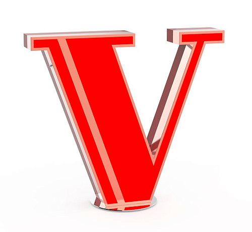 Vibrant Letter