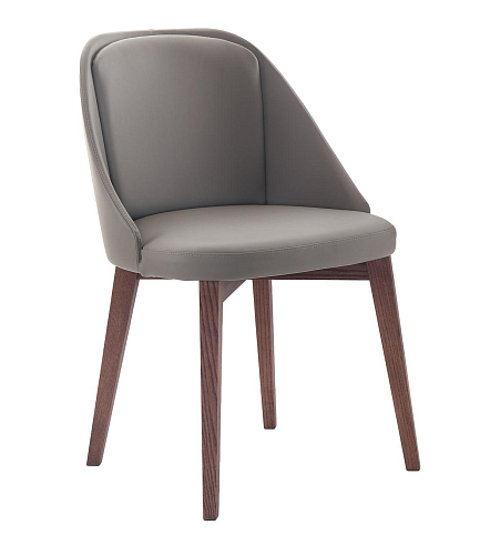 Amy Grey Leather Chair