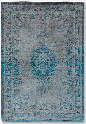 Vintage Style Grey Turquoise Rug