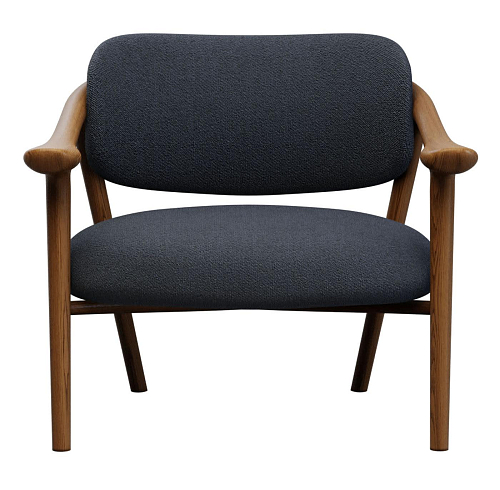 Aida Navy Lounge Chair