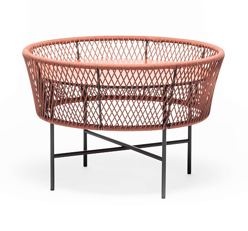 Tamburo Round Red Outdoor Coffee Table