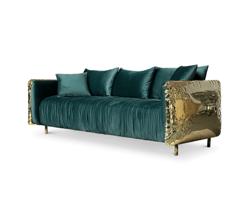 Imperia Green Luxe Sofa