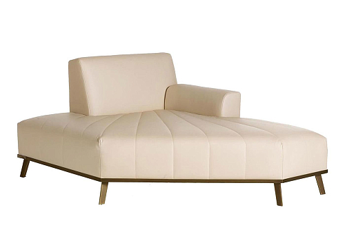 Expanding White Chaise Longue