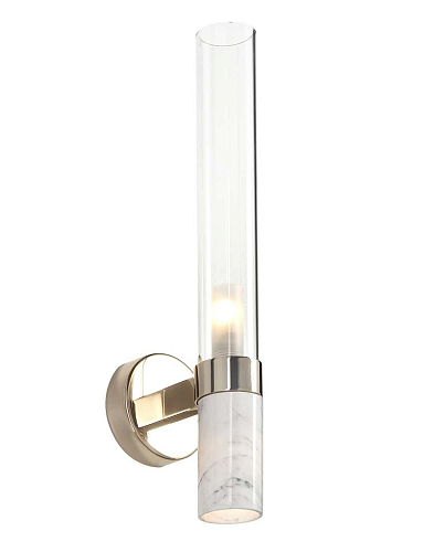 Carrara Marble & Glass Wall Lamp