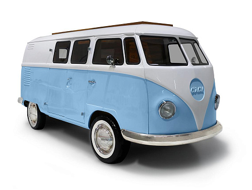 طقم غرفة نوم «عربة المسافر» (أزرق)