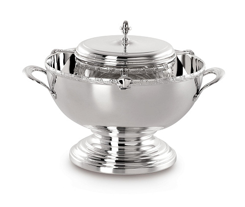 Silver-Plated Caviar Bowl