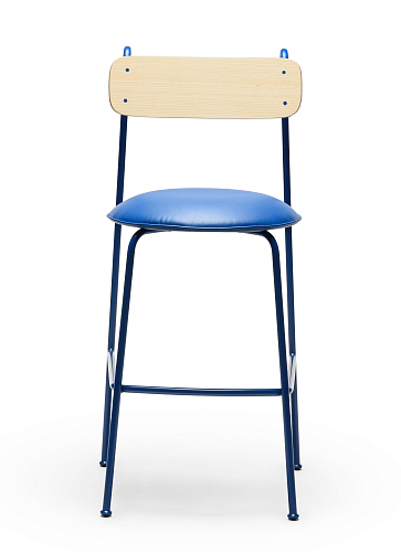 Lena Blue Ash Bar Chair