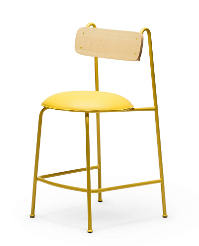 Lena Yellow Ash Bar Chair