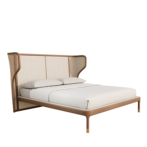 Joyce Ash Wood Handcrafted Bed